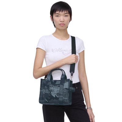 THE CAMO JACQUARD SMALL TOTE BAG